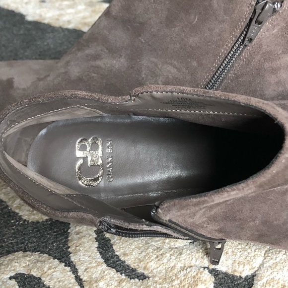 Gianni Bini Tan Leather booties sz 10M - Picture 6 of 8